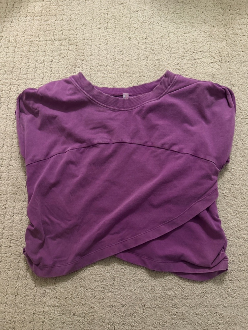 Free people Purple Women’s Twist-Front Top